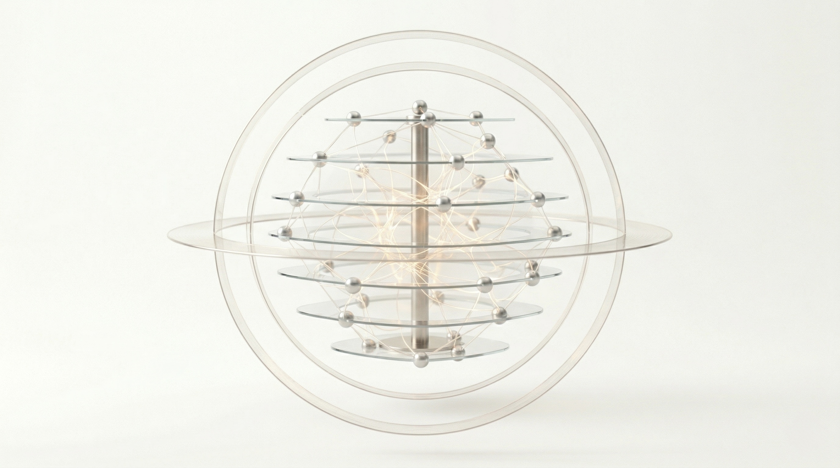 Abstract architectural system representing production-grade AI